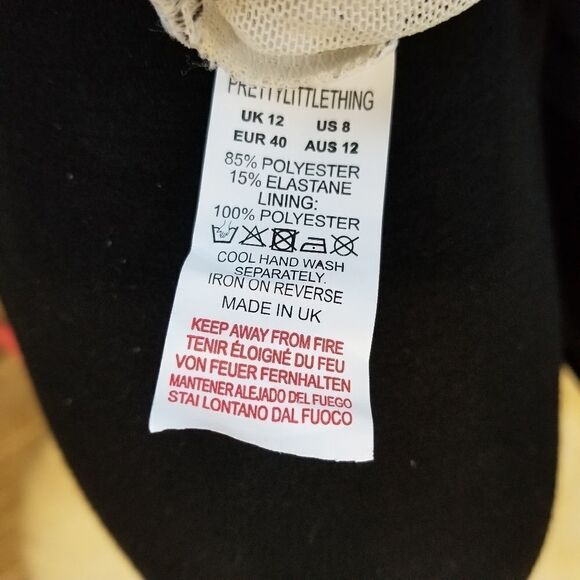 Pretty Little Thing Grey Snake Print Crop Top - Picture 6 of 9